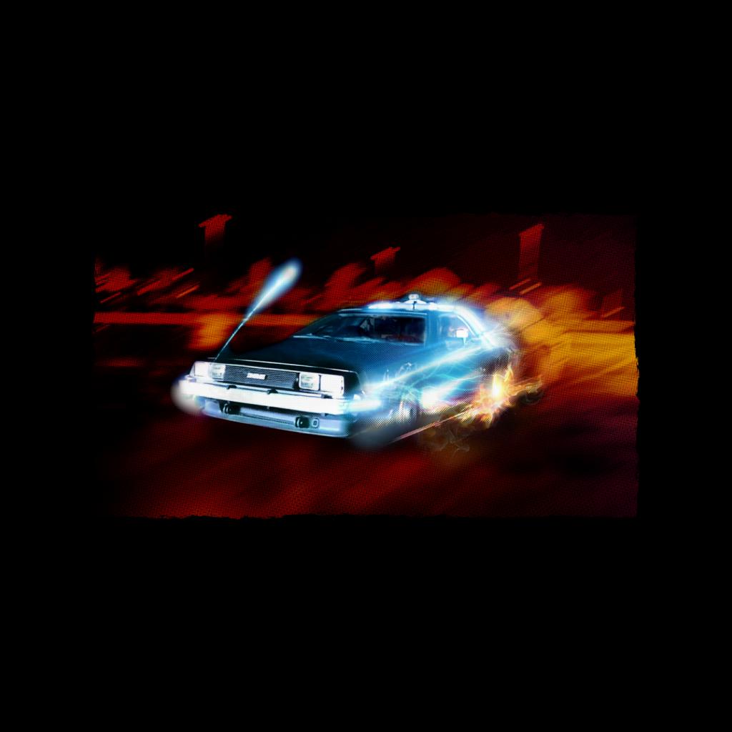 Back to the Future Delorean Electric Charged Take Off Men's Sweatshirt-ALL + EVERY