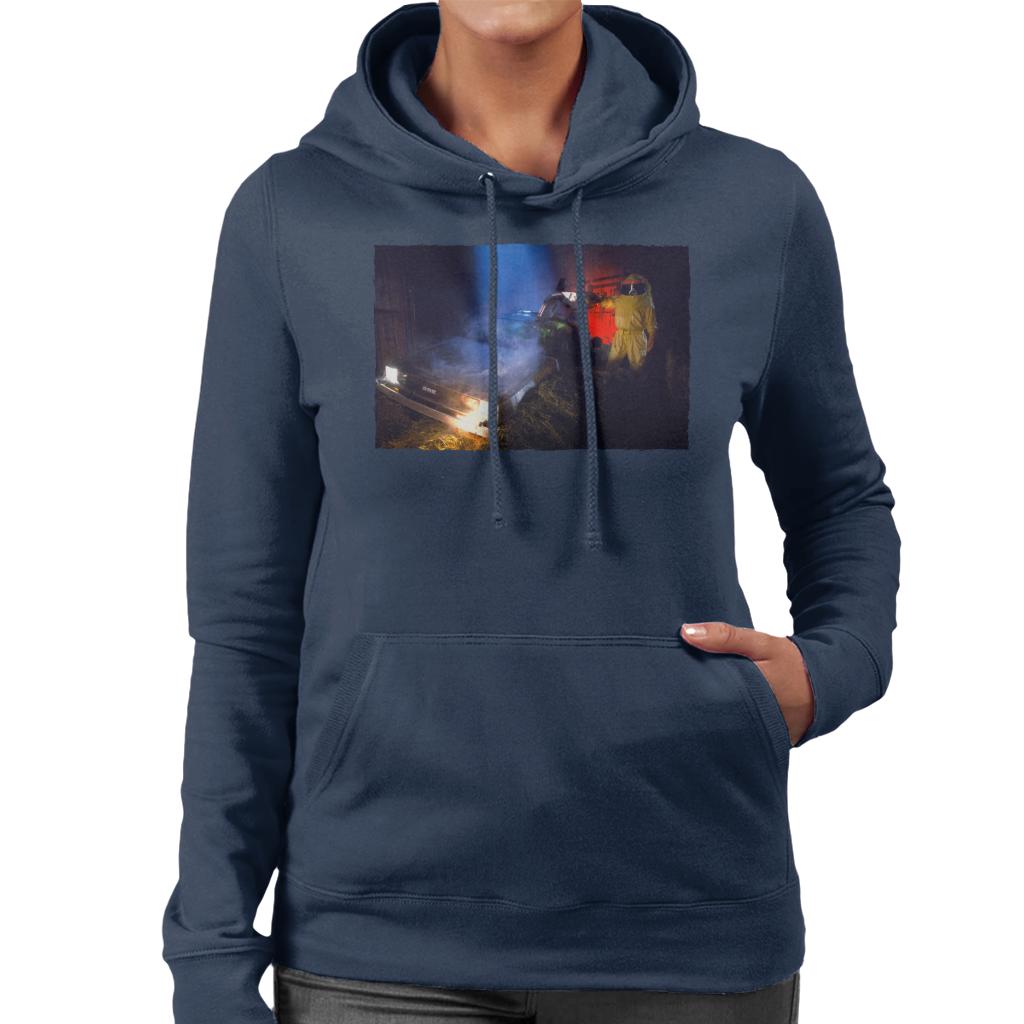 Back to the Future Marty Wearing Space Suit Women's Hooded Sweatshirt-ALL + EVERY