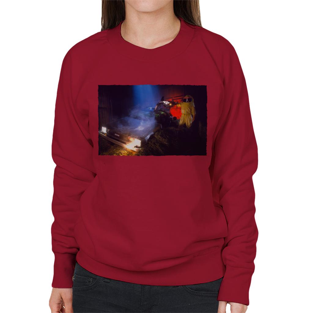 Back to the Future Marty Wearing Space Suit Women's Sweatshirt-ALL + EVERY