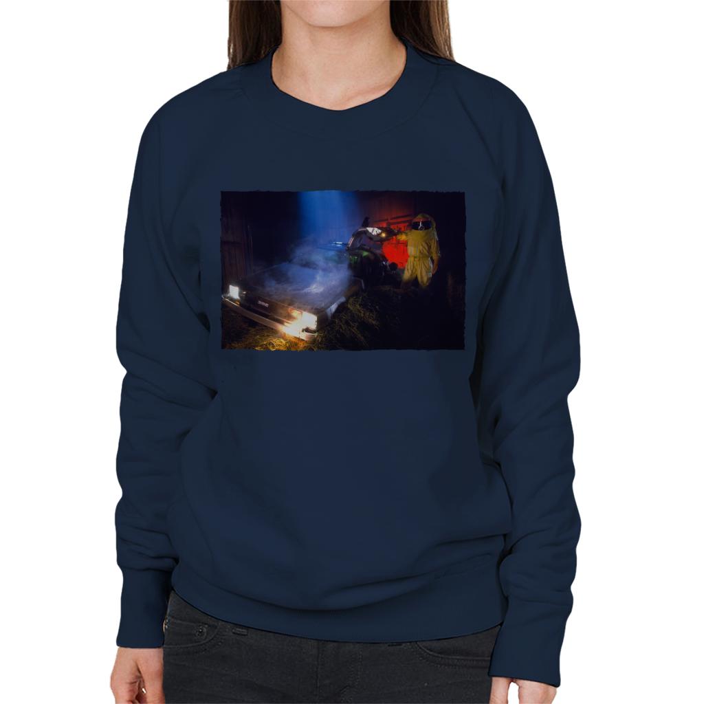 Back to the Future Marty Wearing Space Suit Women's Sweatshirt-ALL + EVERY