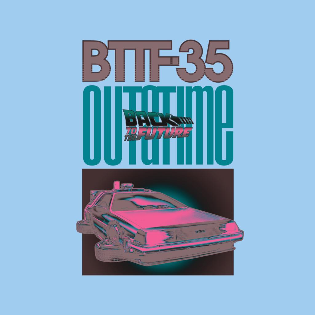 Back to the Future Delorean 35 Outatime Women's Hooded Sweatshirt-ALL + EVERY