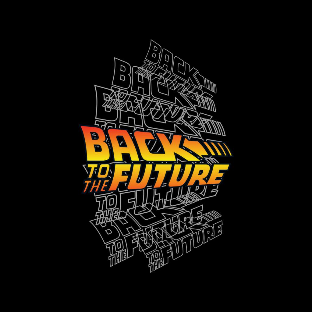 Back to the Future Classic Logo Montage Women's Hooded Sweatshirt-ALL + EVERY