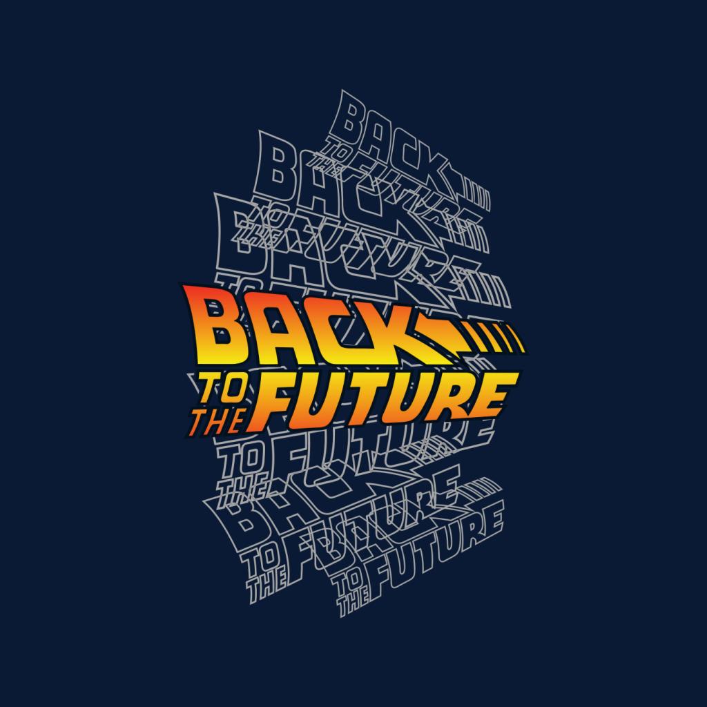 Back to the Future Classic Logo Montage Women's Sweatshirt-ALL + EVERY