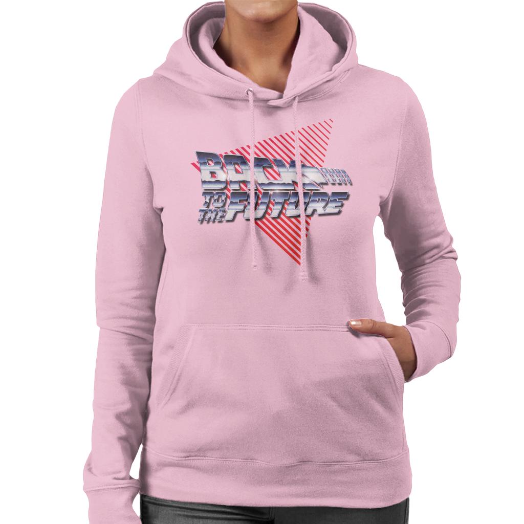 Back to the Future Red Strips Women's Hooded Sweatshirt-ALL + EVERY