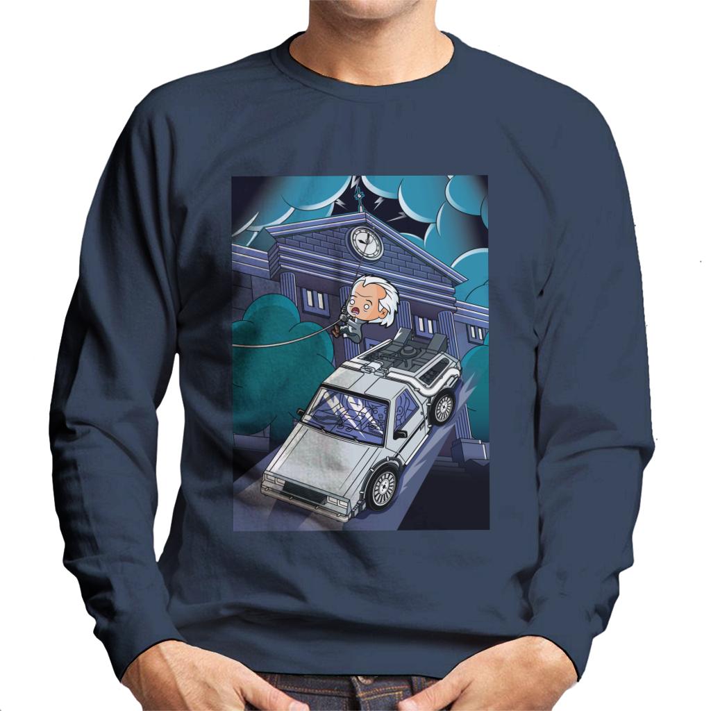 Back to the Future 1985 Doc Escape Kawaii Men's Sweatshirt-ALL + EVERY