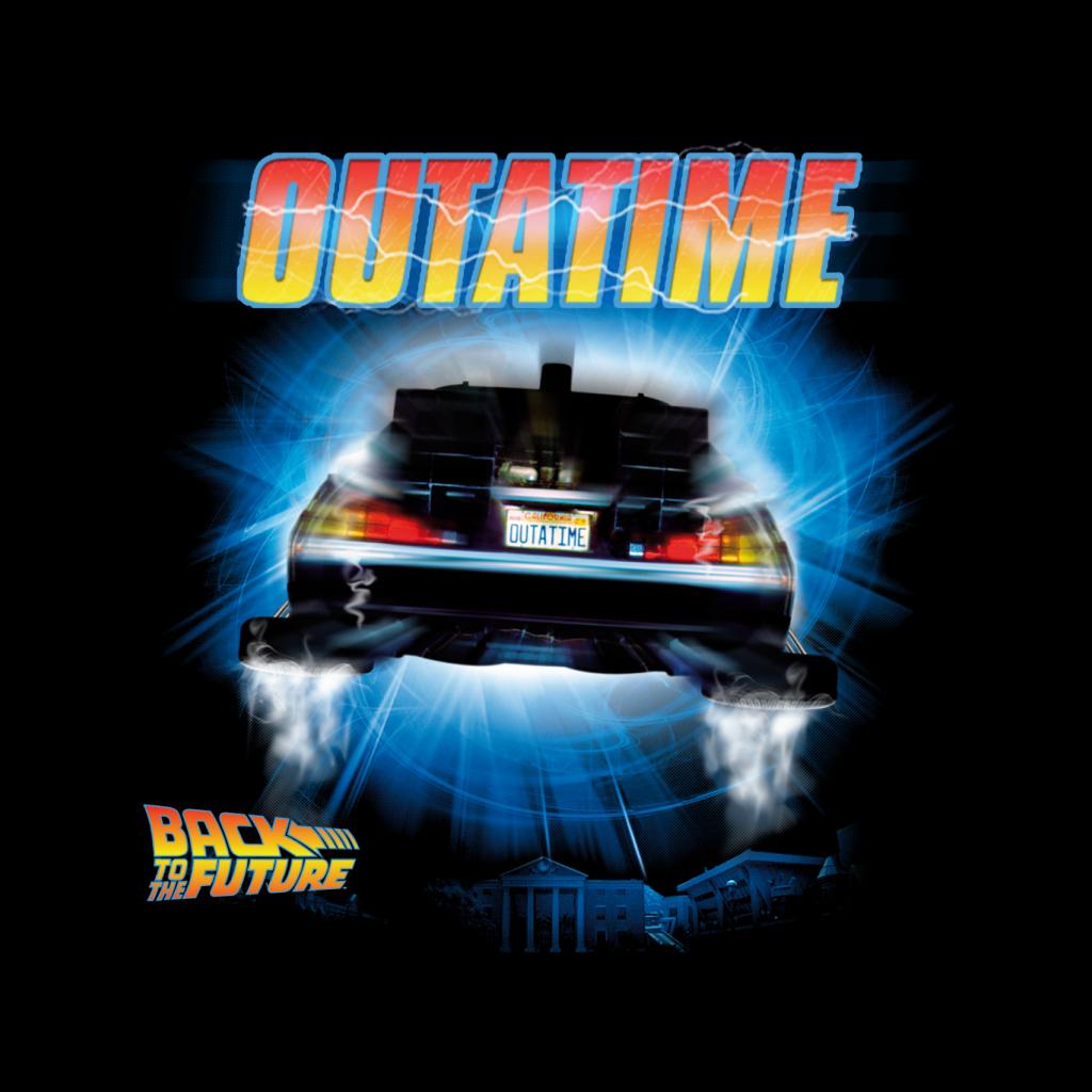 Back to the Future Outa Time Women's Hooded Sweatshirt-ALL + EVERY