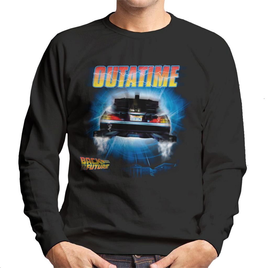 Back to the Future Outa Time Men's Sweatshirt-ALL + EVERY