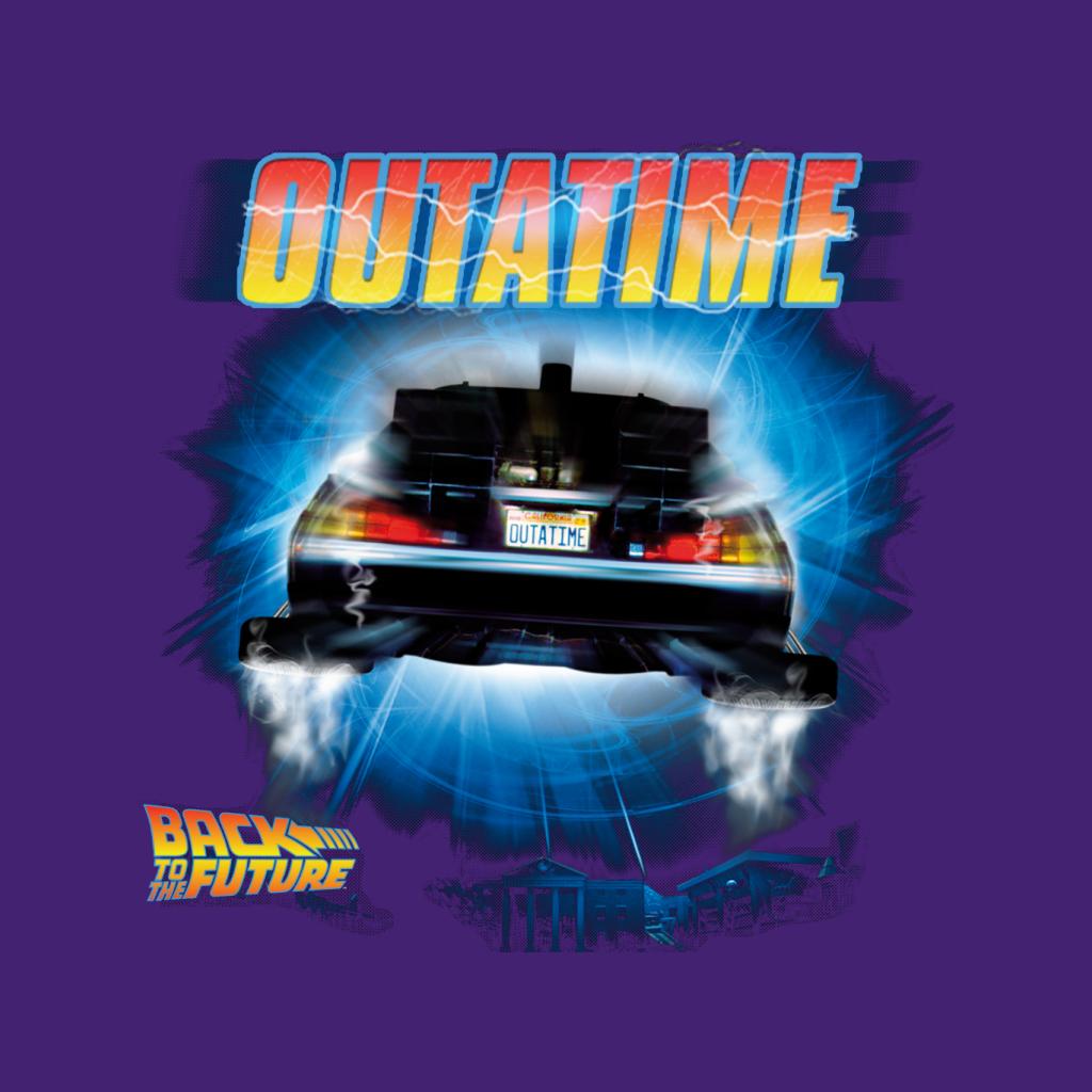 Back to the Future Outa Time Women's Hooded Sweatshirt-ALL + EVERY