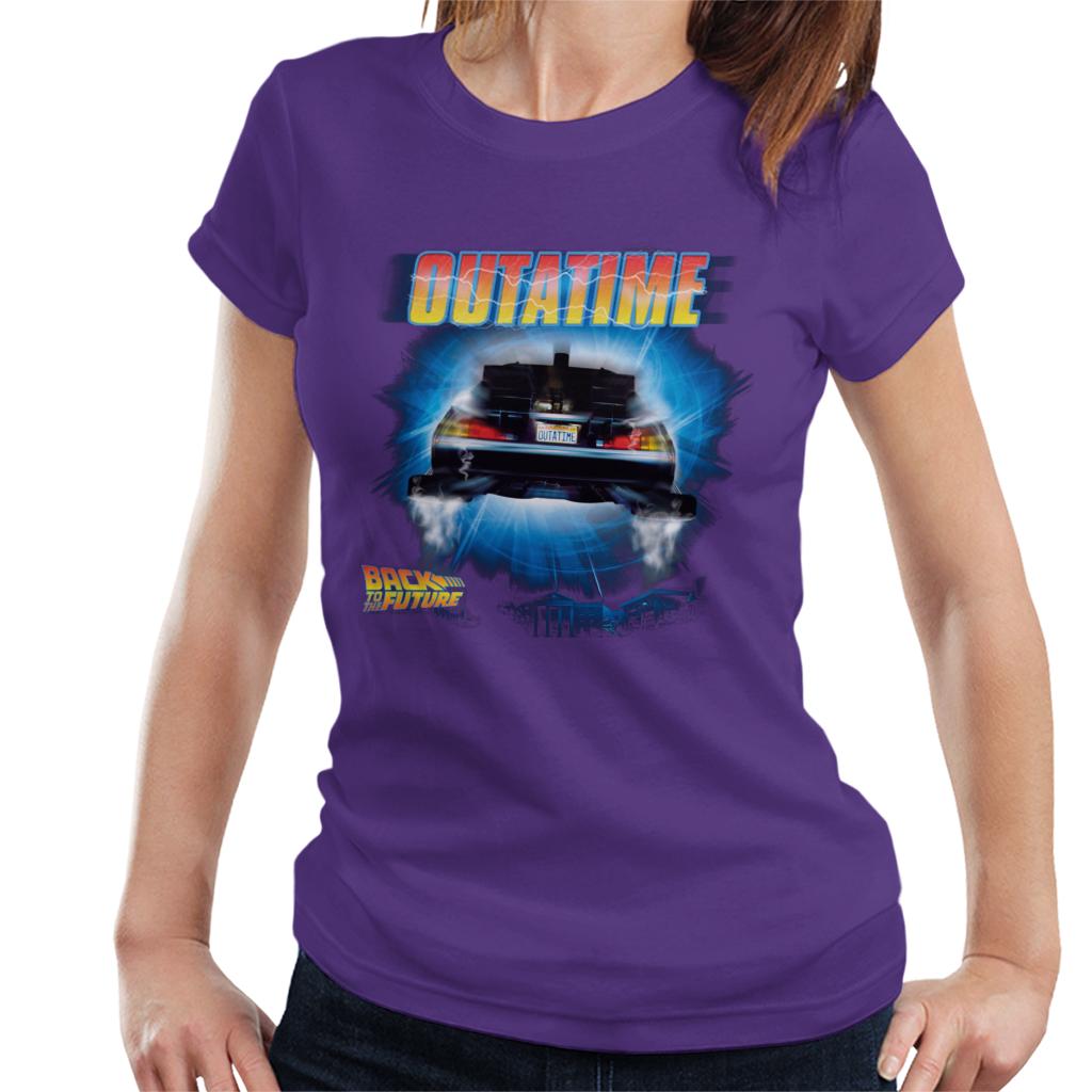 Back to the Future Outa Time Women's T-Shirt-ALL + EVERY