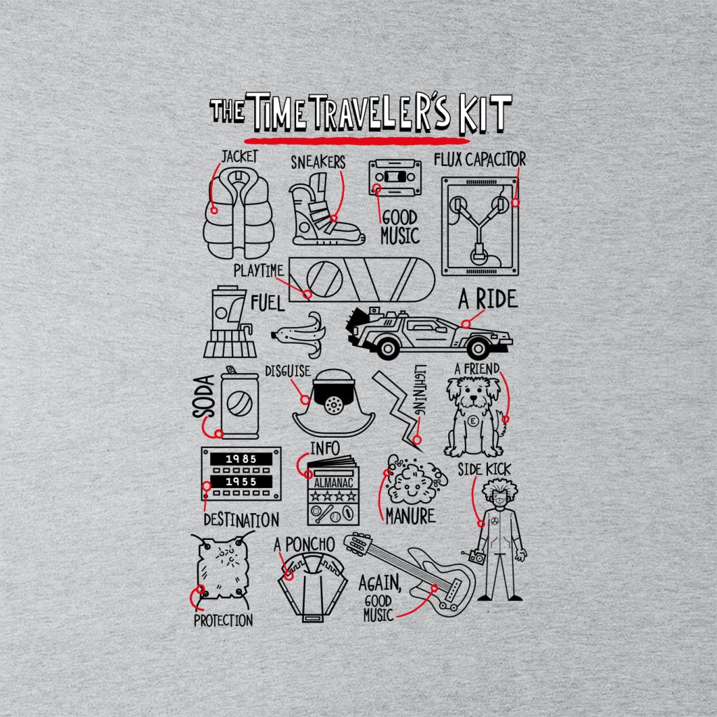 Back to the Future The Time Travelers Kit Men's Sweatshirt-ALL + EVERY