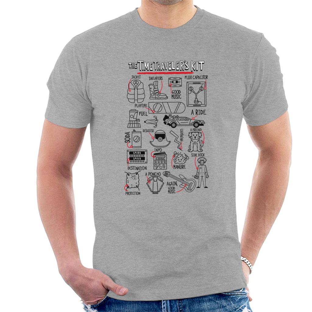 Back to the Future The Time Travelers Kit Men's T-Shirt-ALL + EVERY