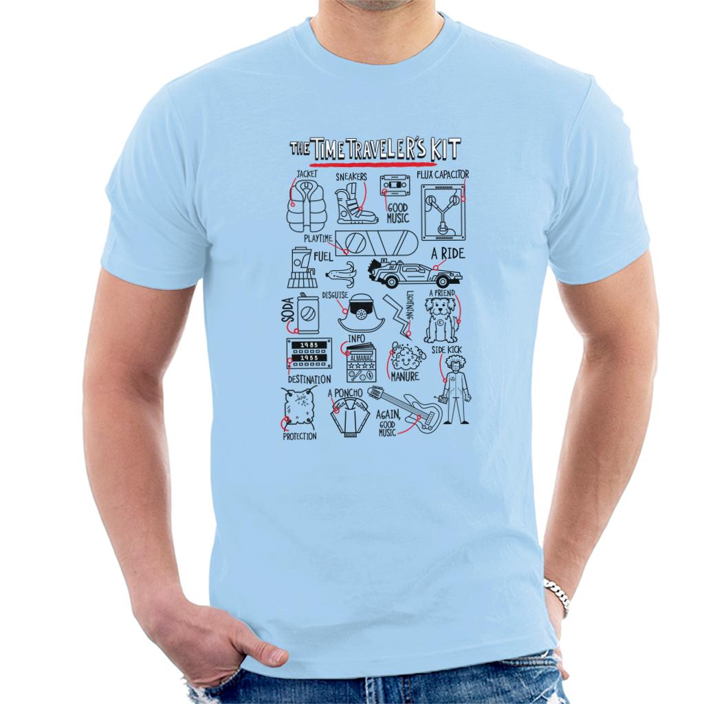 Back to the Future The Time Travelers Kit Men's T-Shirt-ALL + EVERY