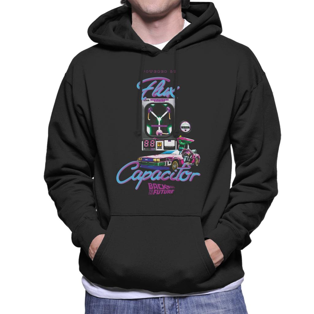 Back to the Future Flux Capacitor 3D Men's Hooded Sweatshirt-ALL + EVERY