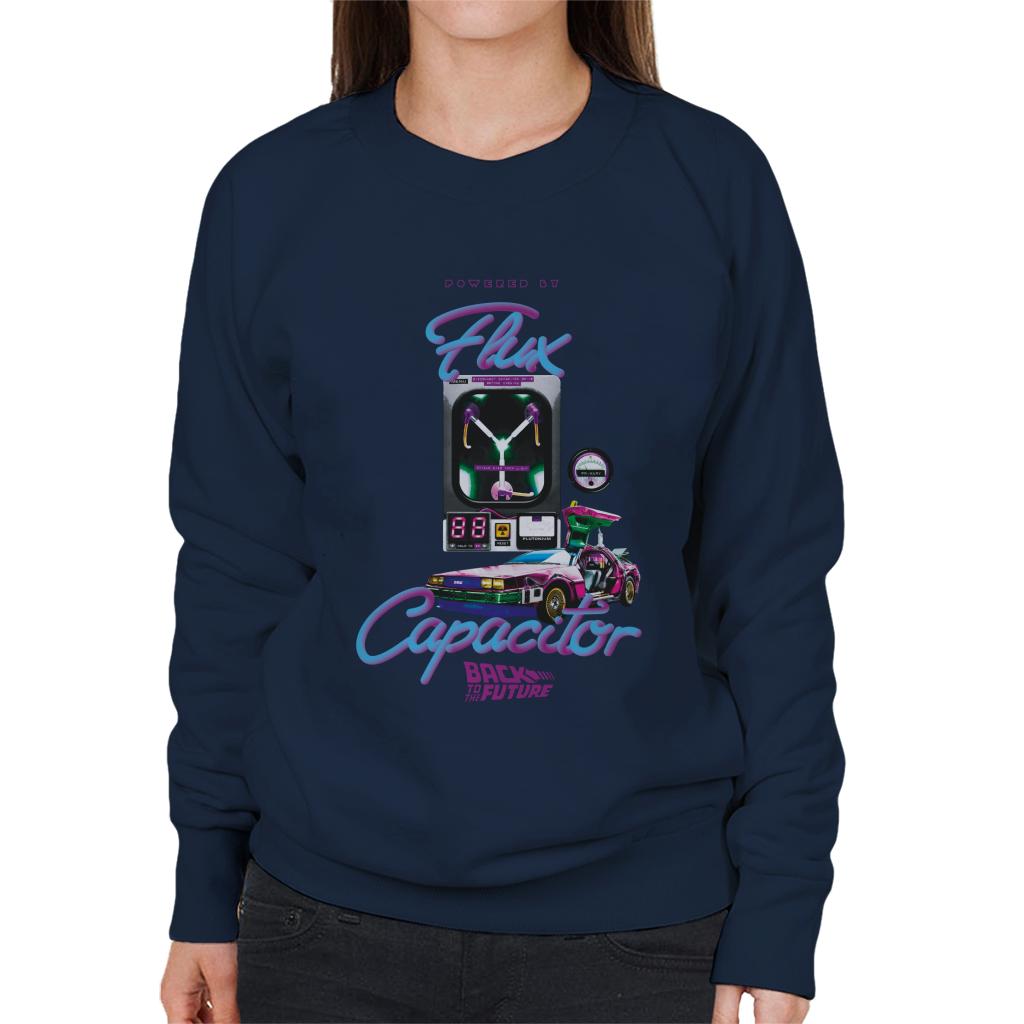 Back to the Future Flux Capacitor 3D Women's Sweatshirt-ALL + EVERY