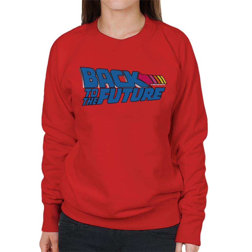 Back to the Future Stripped Arrow Women's Sweatshirt-ALL + EVERY