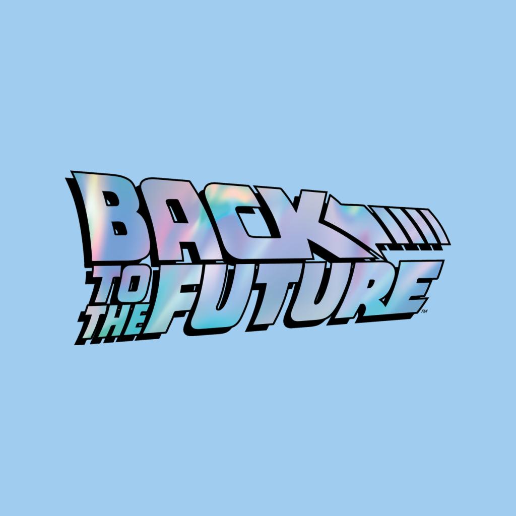 Back to the Future Pink Gradient Logo Men's Sweatshirt-ALL + EVERY