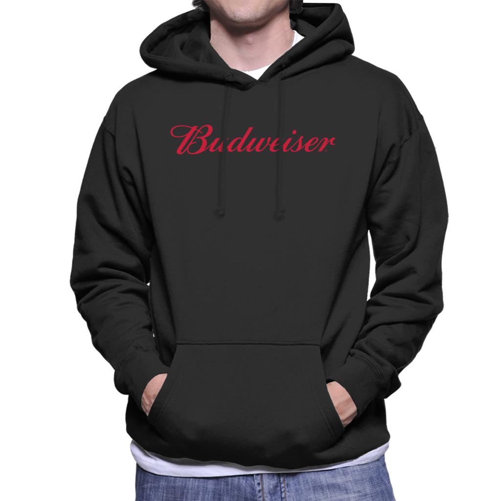 Budweiser Red Logo Men's Hooded Sweatshirt-ALL + EVERY