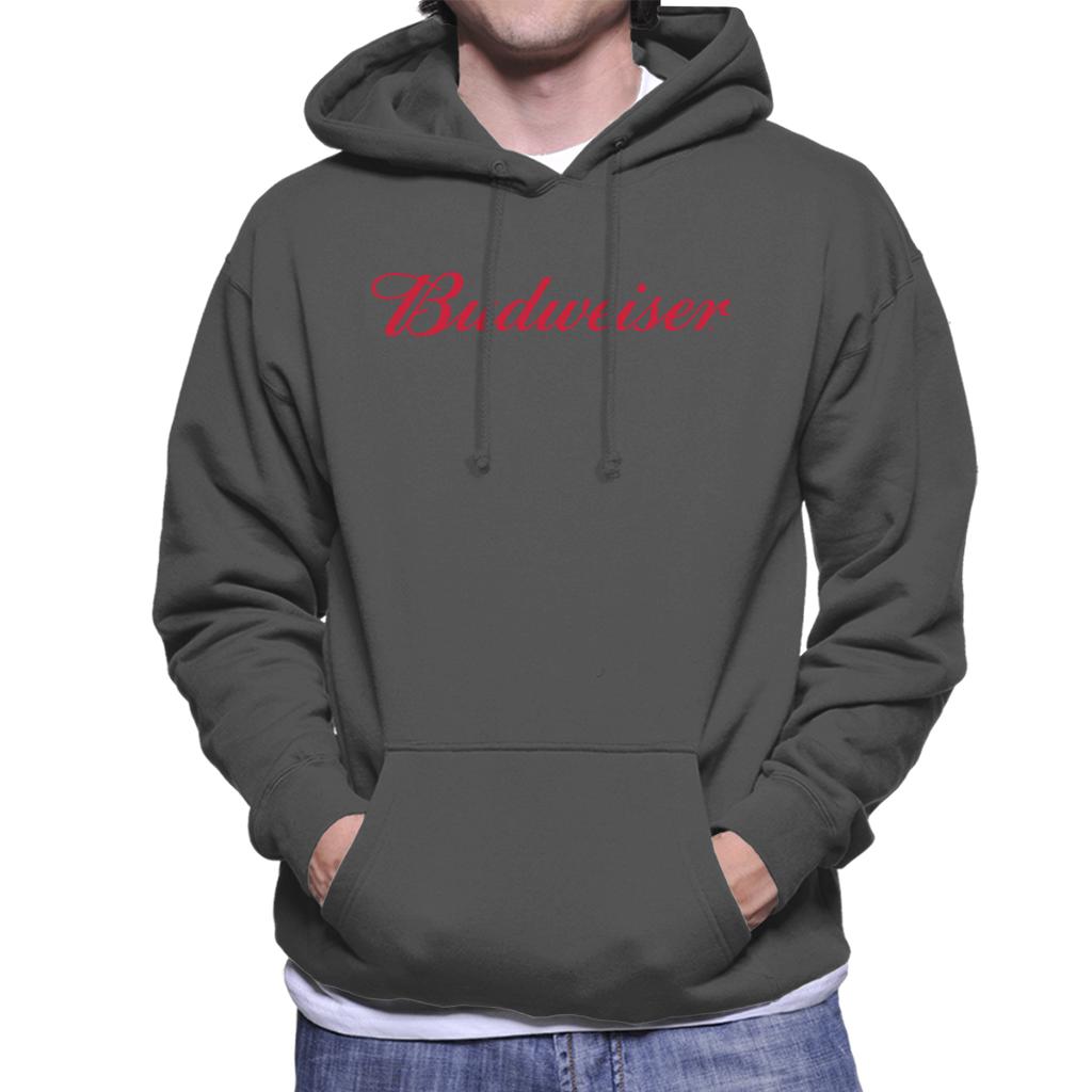 Budweiser Red Logo Men's Hooded Sweatshirt-ALL + EVERY