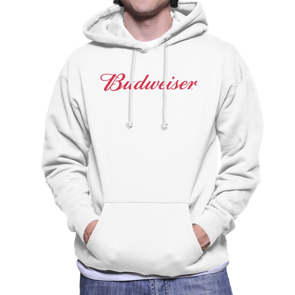 Budweiser Red Logo Men's Hooded Sweatshirt-ALL + EVERY