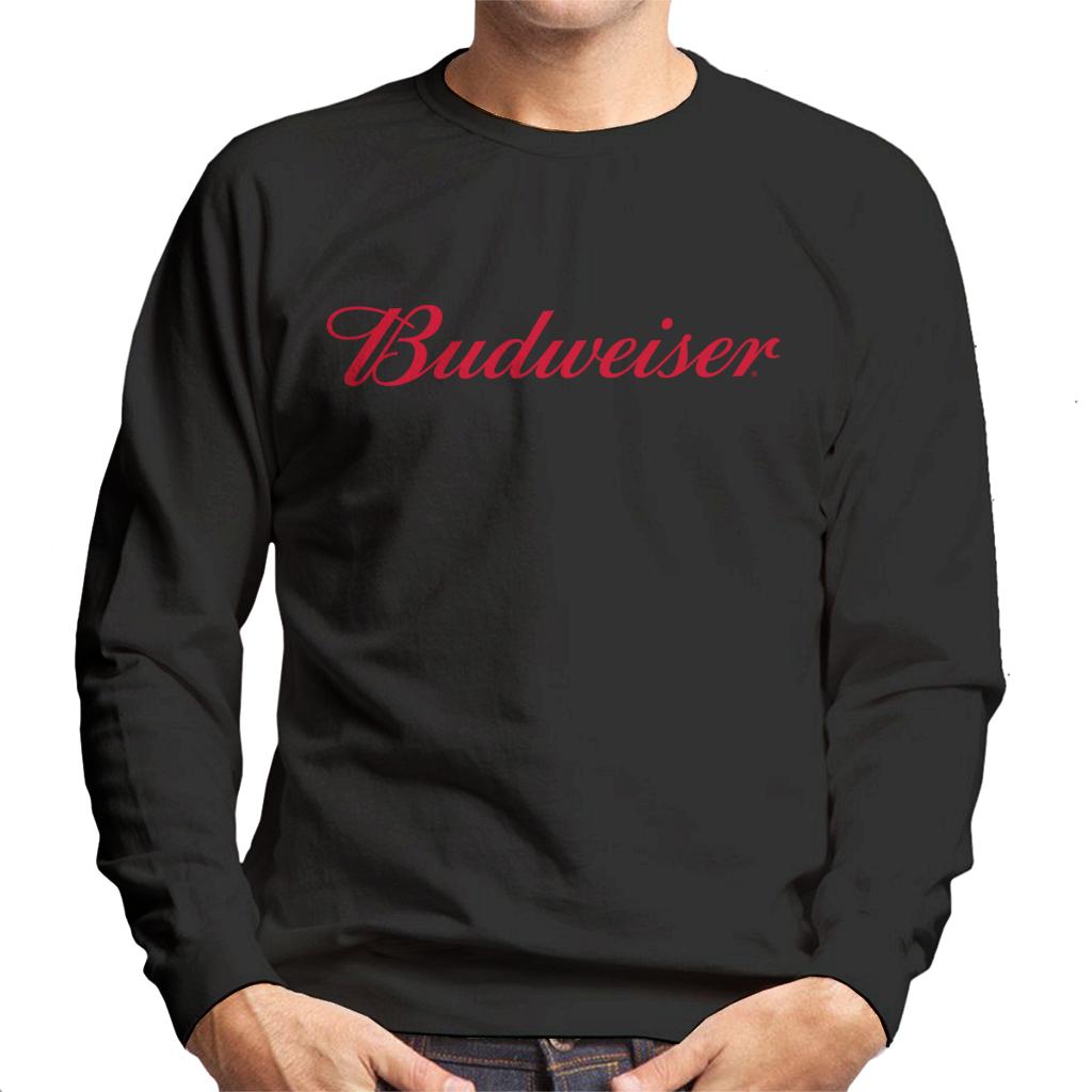 Budweiser Red Logo Men's Sweatshirt-ALL + EVERY