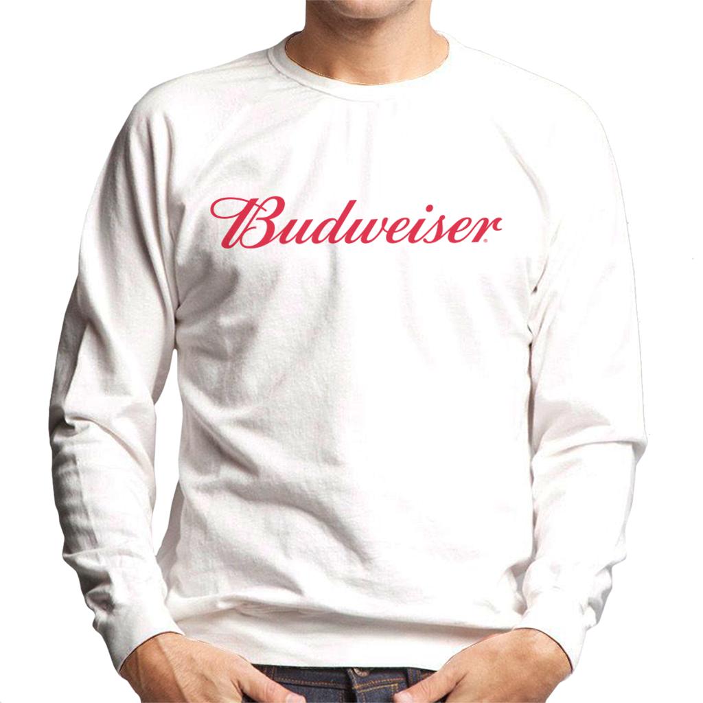 Budweiser Red Logo Men's Sweatshirt-ALL + EVERY