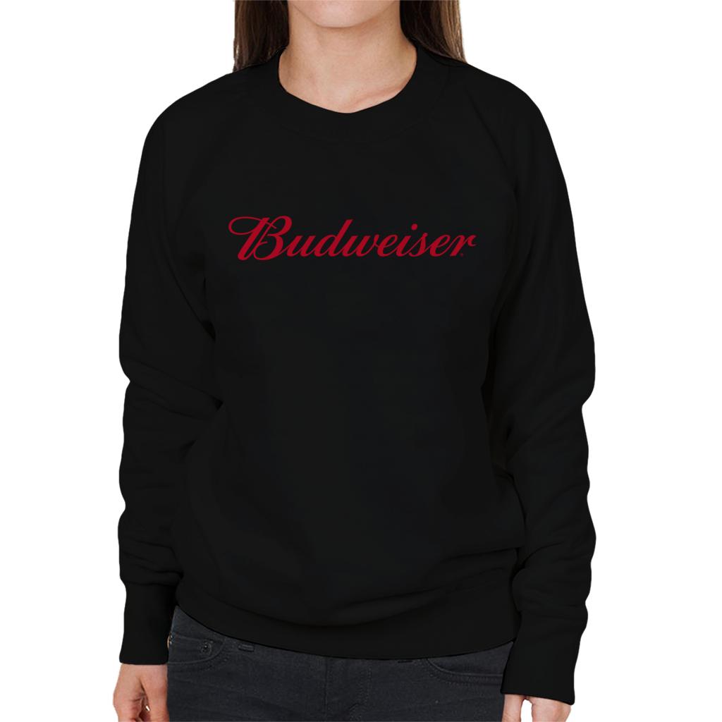 Budweiser Red Logo Women's Sweatshirt-ALL + EVERY