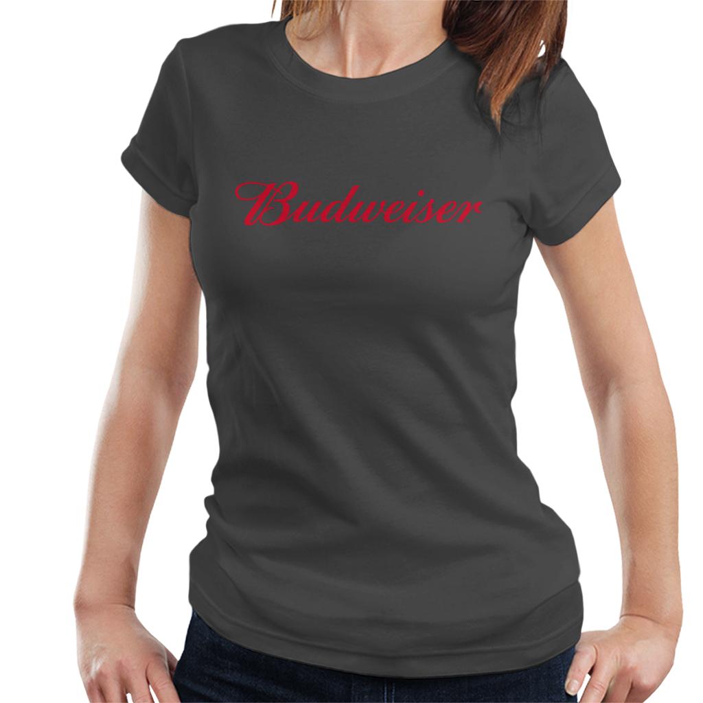 Budweiser Red Logo Women's T-Shirt-ALL + EVERY