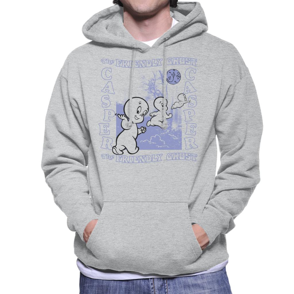 Casper The Friendly Ghost Forest Moon Men's Hooded Sweatshirt-ALL + EVERY