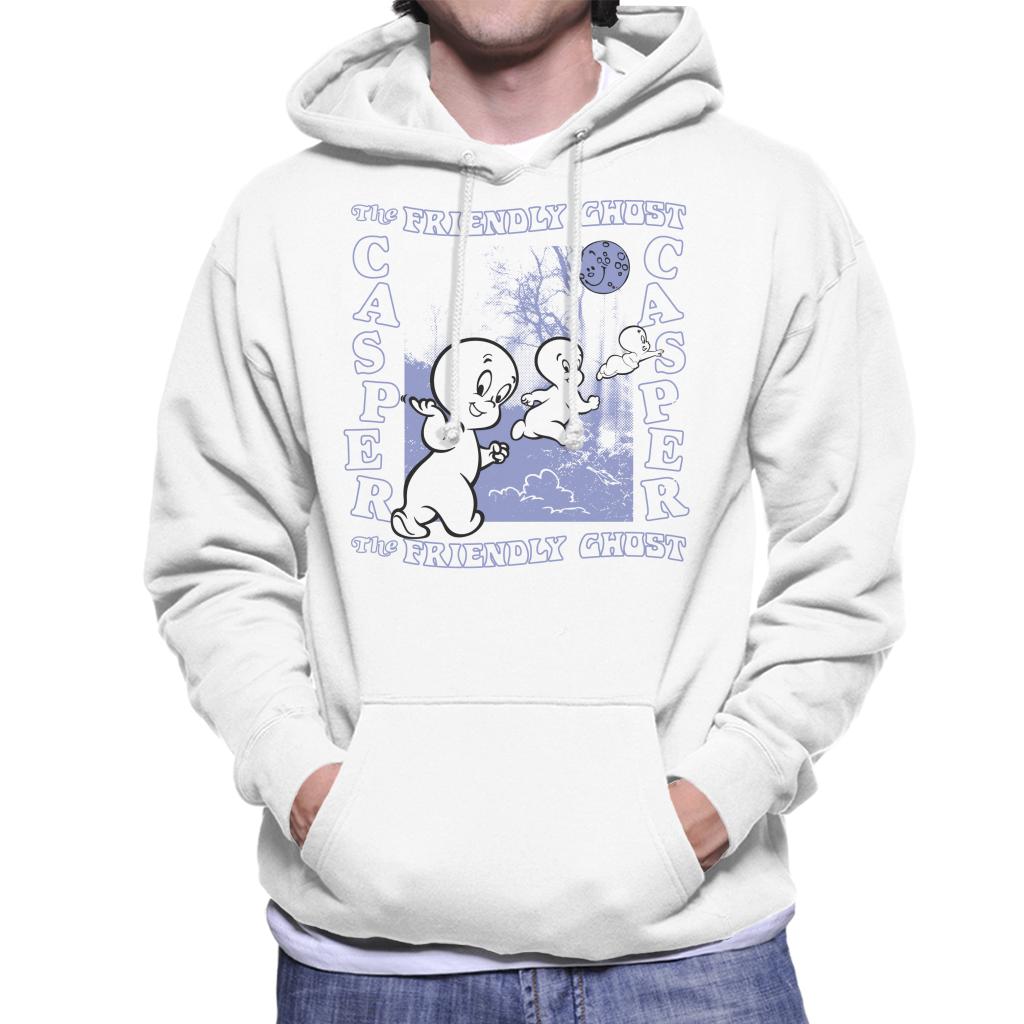 Casper The Friendly Ghost Forest Moon Men's Hooded Sweatshirt-ALL + EVERY