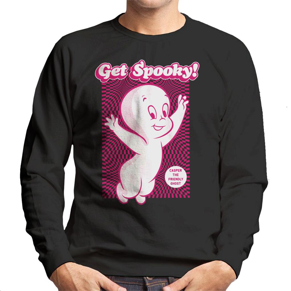 Casper The Friendly Ghost Get Spooky Men's Sweatshirt-ALL + EVERY