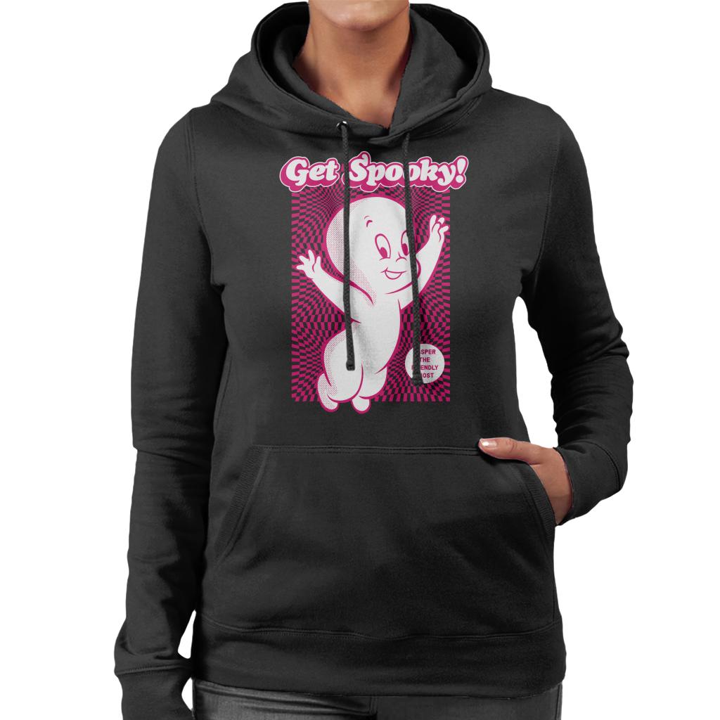 Casper The Friendly Ghost Get Spooky Women's Hooded Sweatshirt-ALL + EVERY