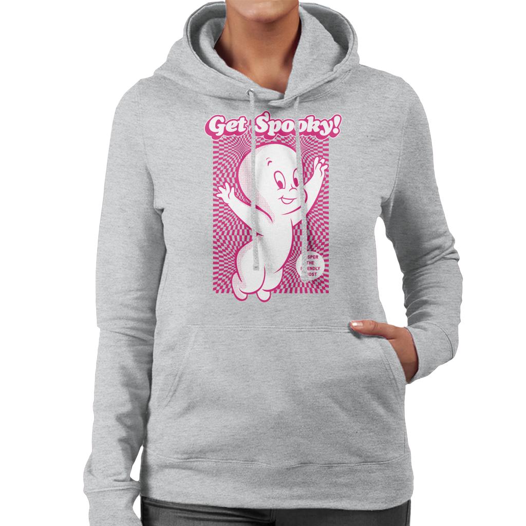 Casper The Friendly Ghost Get Spooky Women's Hooded Sweatshirt-ALL + EVERY