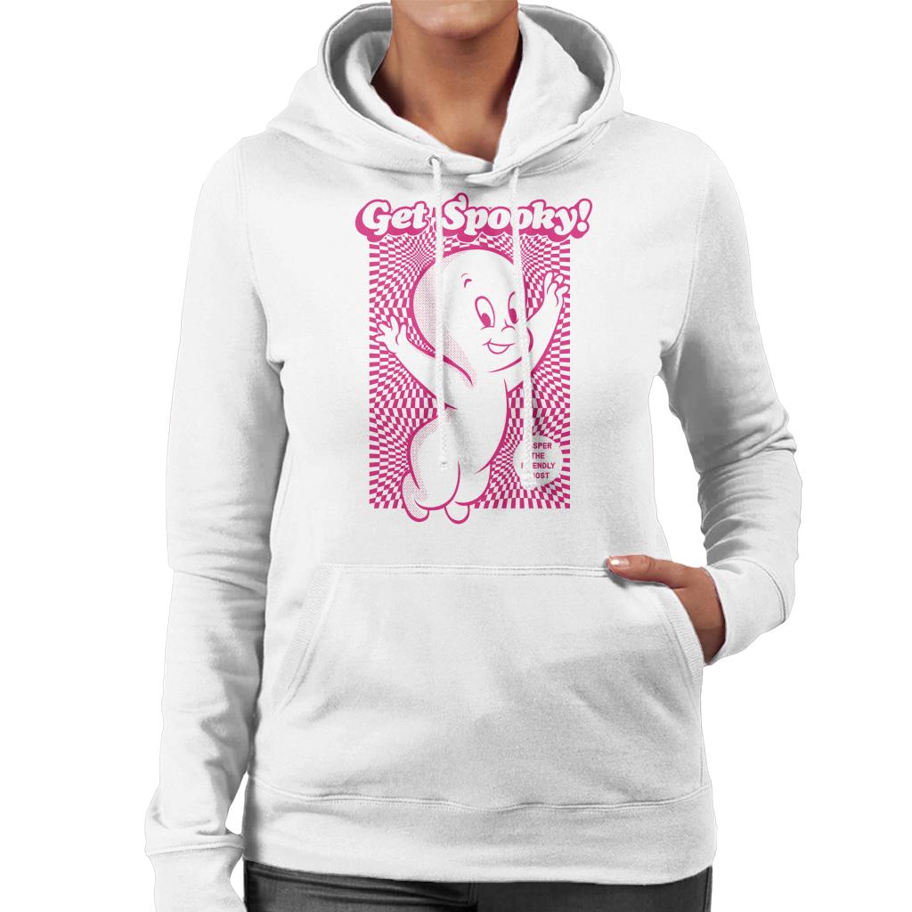 Casper The Friendly Ghost Get Spooky Women's Hooded Sweatshirt-ALL + EVERY