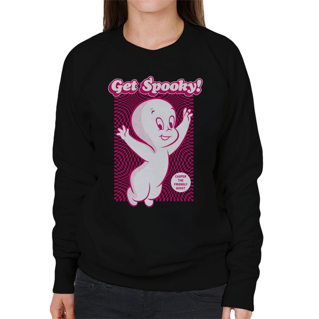 Casper The Friendly Ghost Get Spooky Women's Sweatshirt-ALL + EVERY