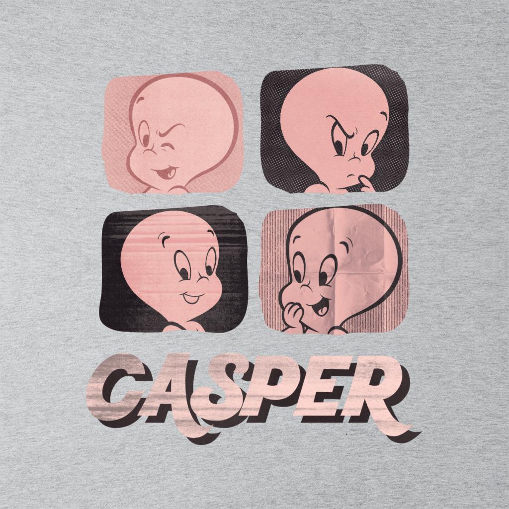 Casper The Friendly Ghost Facial Expressions Men's T-Shirt-ALL + EVERY