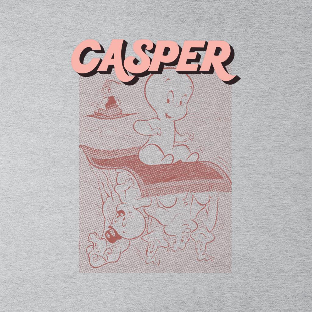 S, White) Casper The Friendly Ghost Characters On Flying Carpet