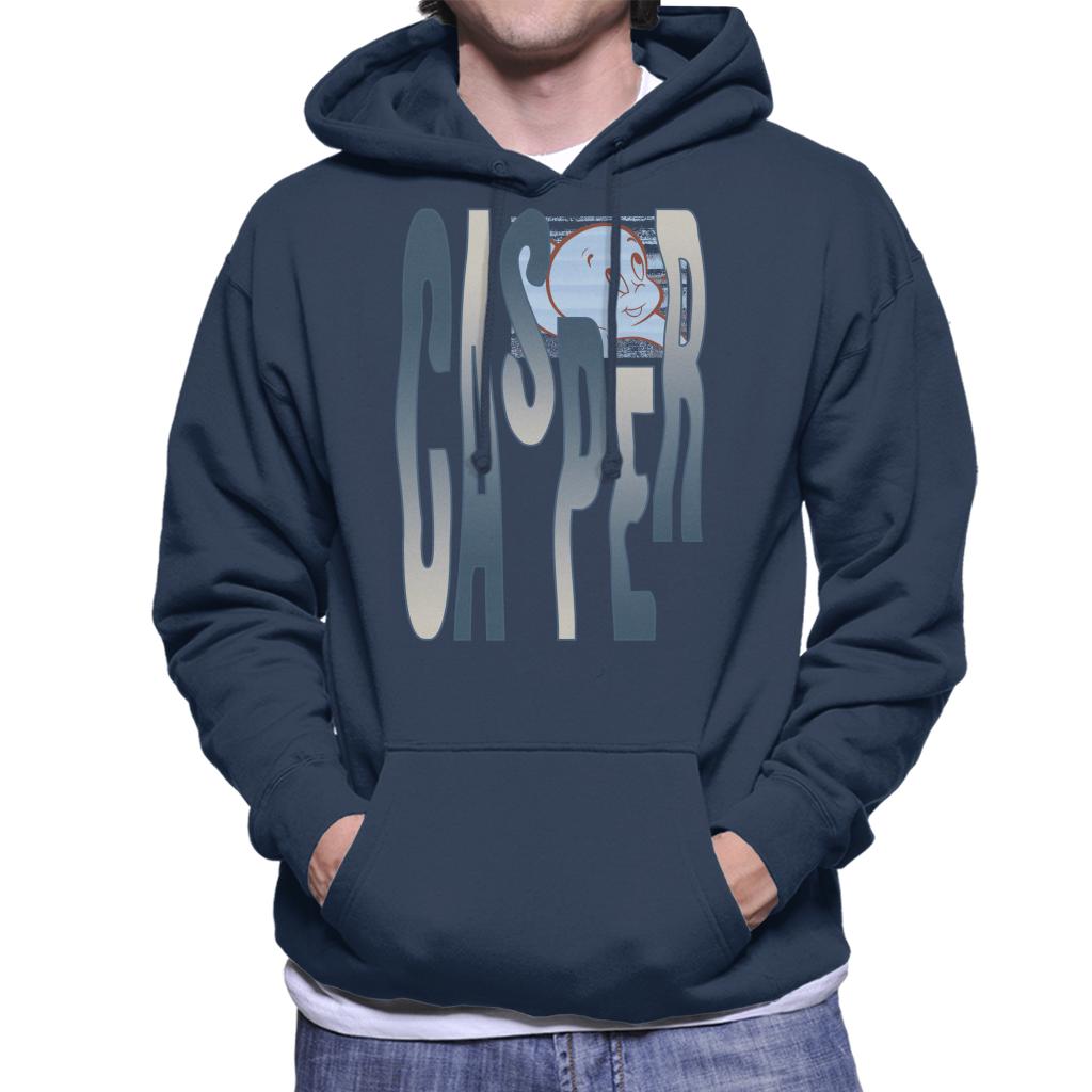 Casper The Friendly Ghost Spooky Waves Men's Hooded Sweatshirt-ALL + EVERY