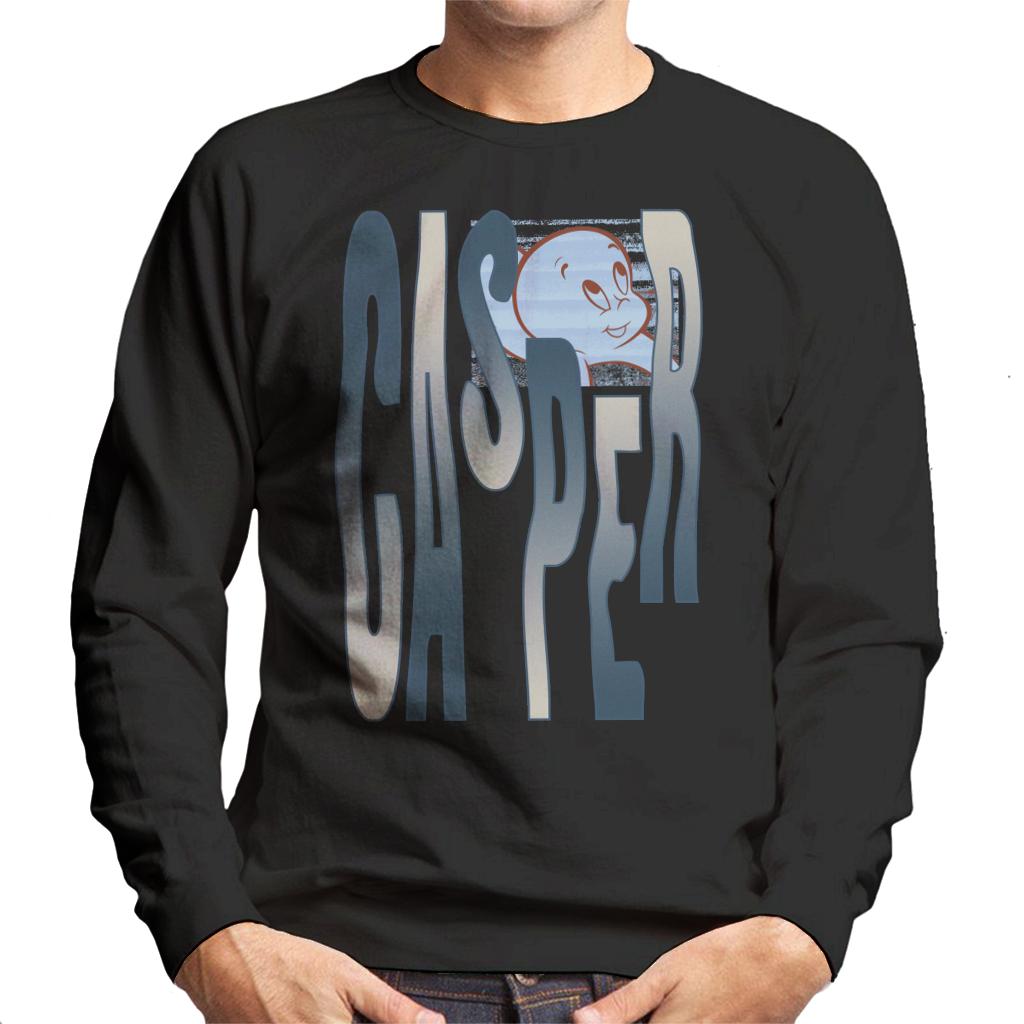 Casper The Friendly Ghost Spooky Waves Men's Sweatshirt-ALL + EVERY