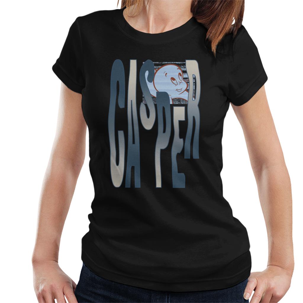 Casper The Friendly Ghost Spooky Waves Women's T-Shirt-ALL + EVERY