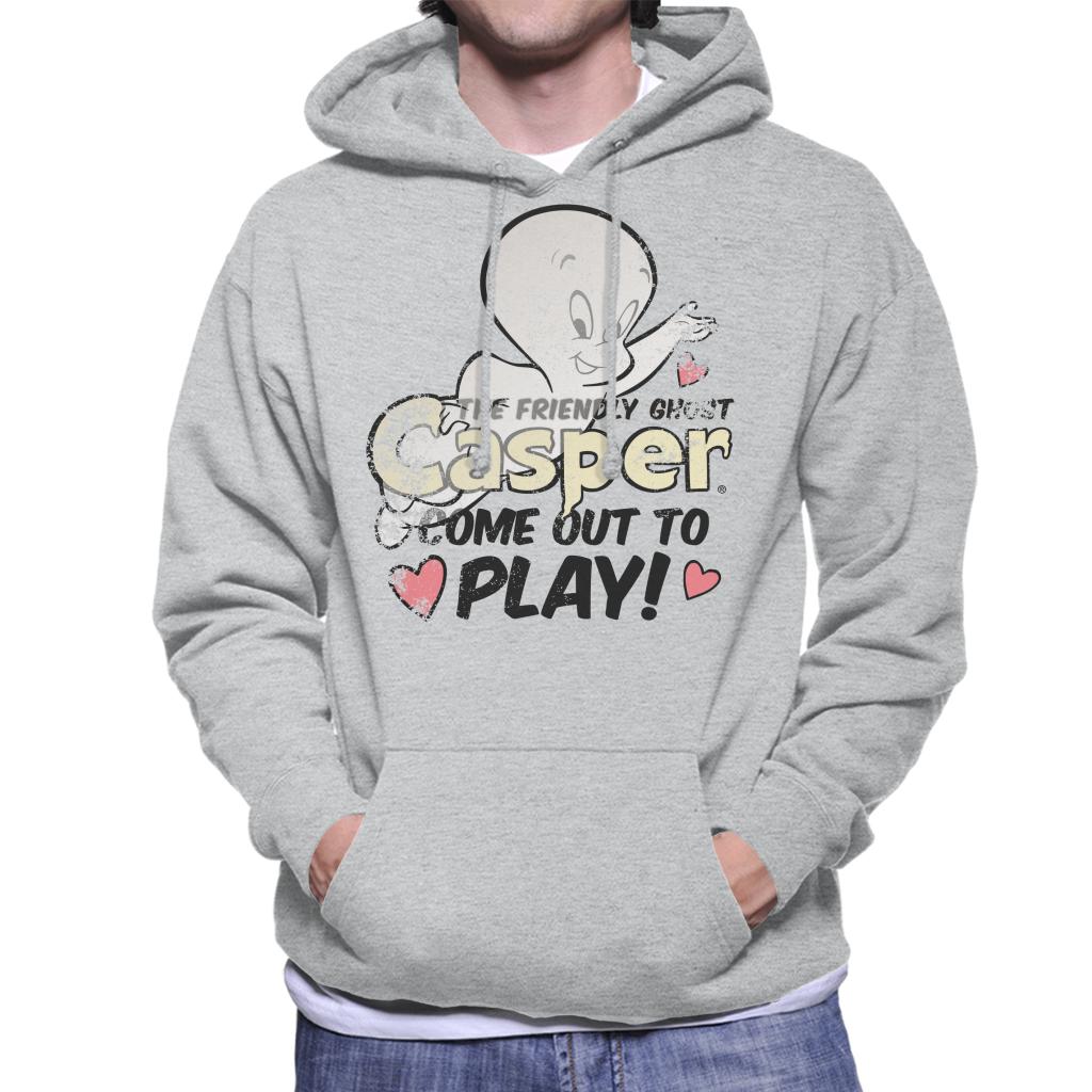 Casper The Friendly Ghost Come Out And Play Men's Hooded Sweatshirt-ALL + EVERY