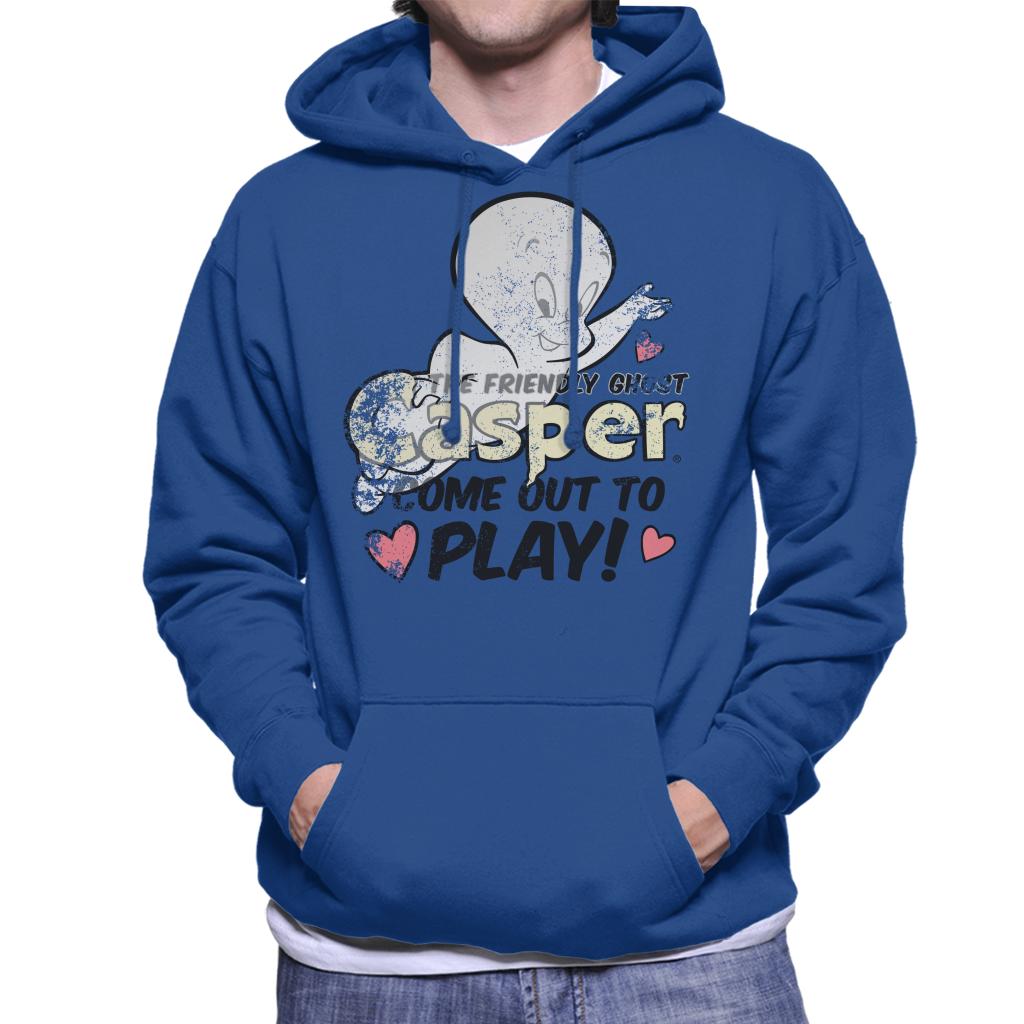 Casper The Friendly Ghost Come Out And Play Men's Hooded Sweatshirt-ALL + EVERY