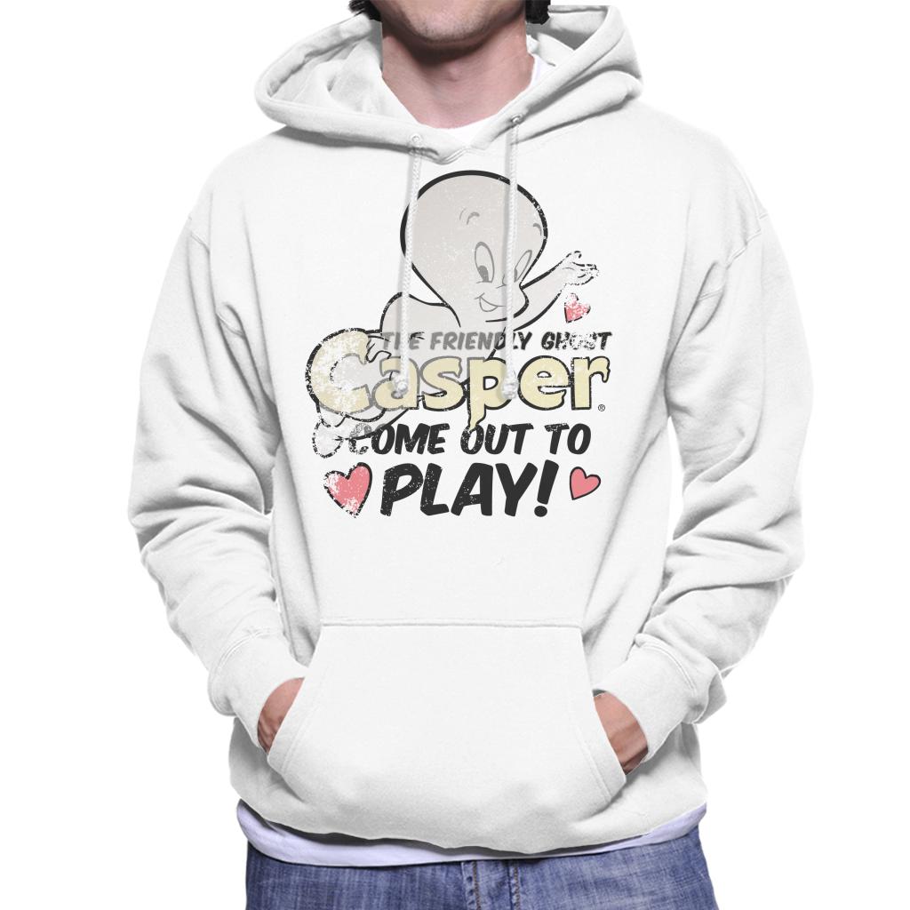 Casper The Friendly Ghost Come Out And Play Men's Hooded Sweatshirt-ALL + EVERY