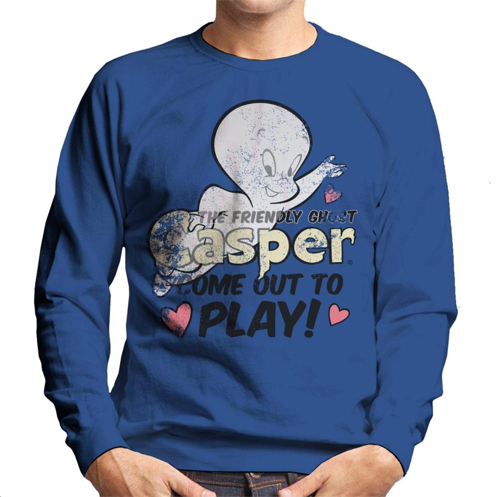 Casper The Friendly Ghost Come Out And Play Men's Sweatshirt-ALL + EVERY