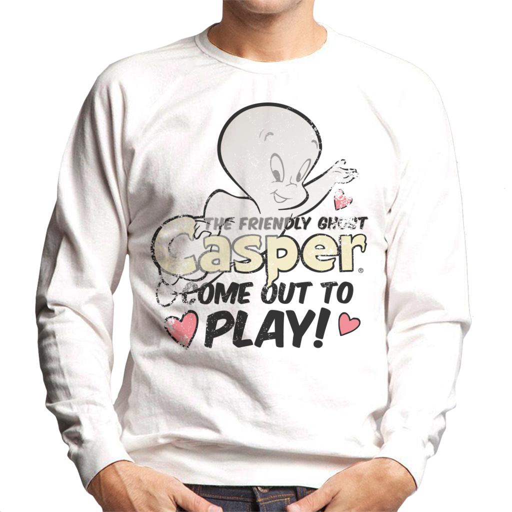 Casper The Friendly Ghost Come Out And Play Men's Sweatshirt-ALL + EVERY