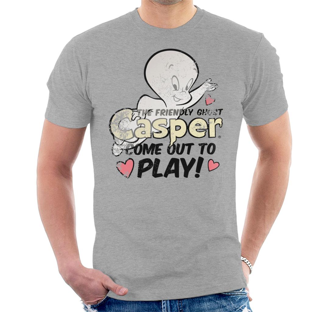 Casper The Friendly Ghost Come Out And Play Men's T-Shirt-ALL + EVERY