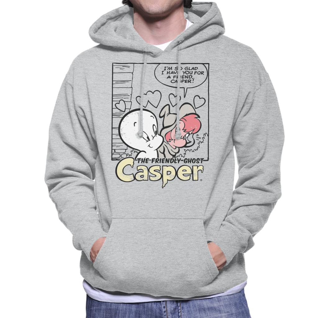 Casper The Friendly Ghost And Wendy Friends Men's Hooded Sweatshirt-ALL + EVERY