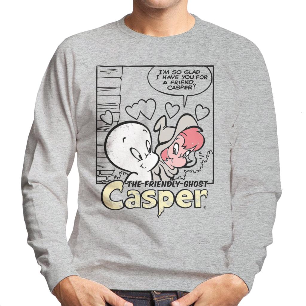 Casper The Friendly Ghost And Wendy Friends Men's Sweatshirt-ALL + EVERY