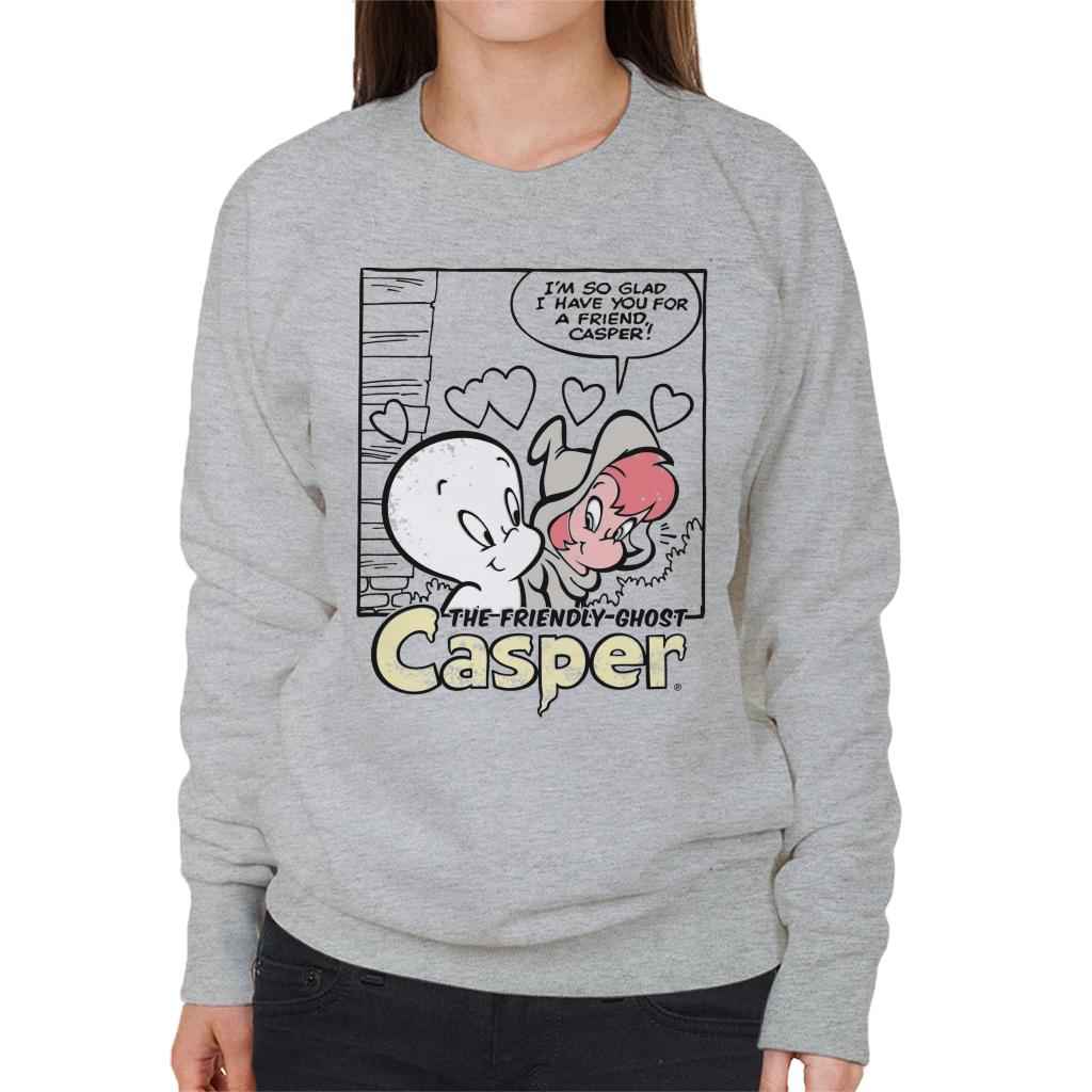 Casper The Friendly Ghost And Wendy Friends Women's Sweatshirt-ALL + EVERY