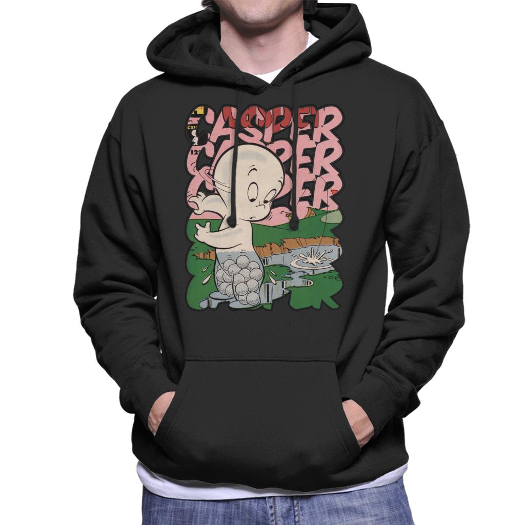 Casper The Friendly Ghost Golf Water Men's Hooded Sweatshirt-ALL + EVERY