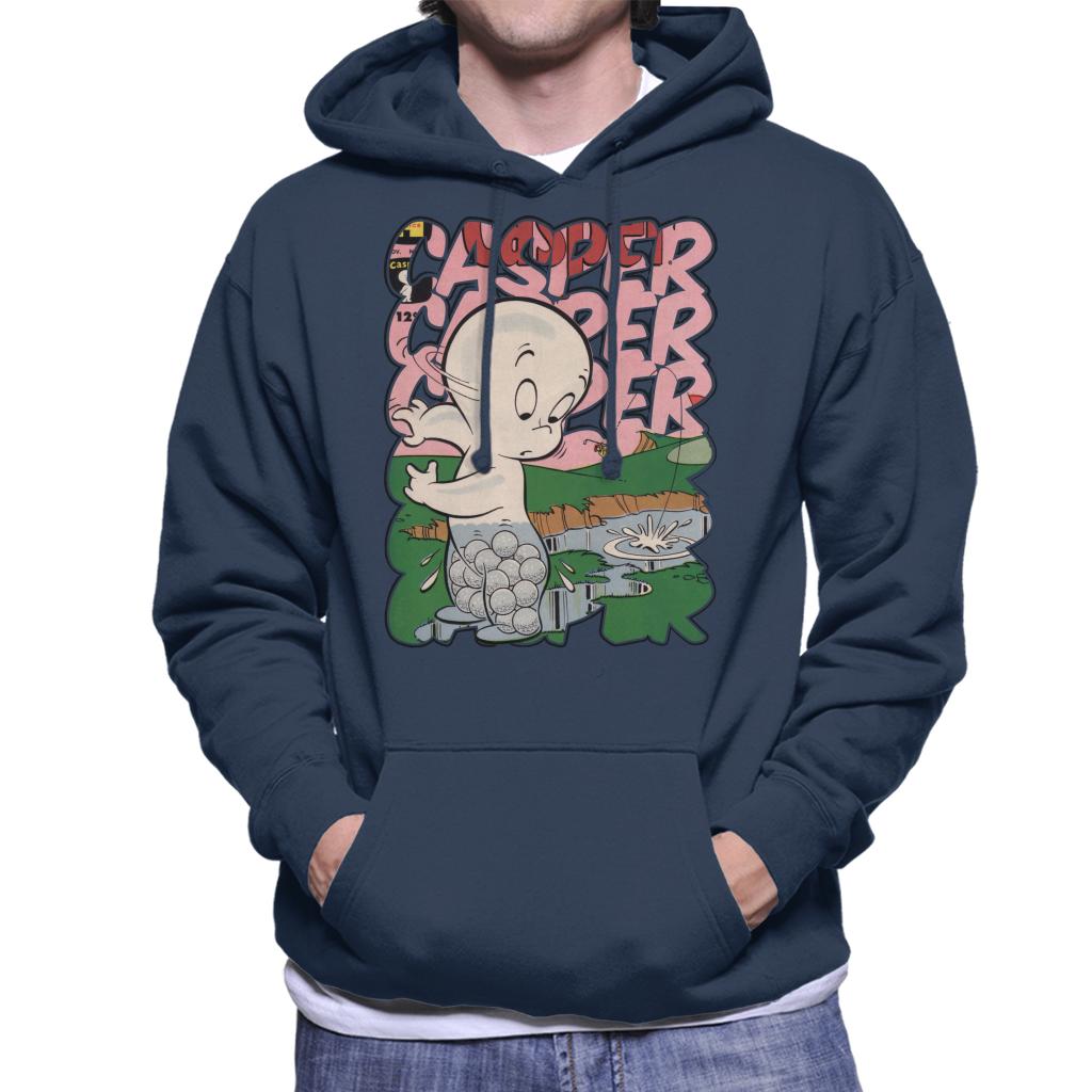 Casper The Friendly Ghost Golf Water Men's Hooded Sweatshirt-ALL + EVERY